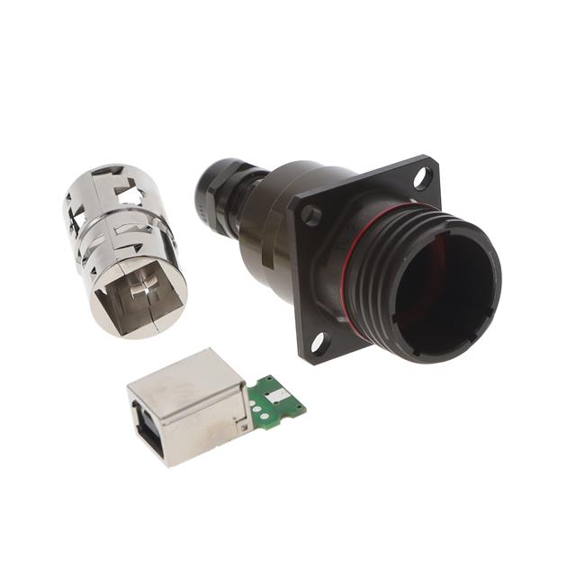 CONN RCP USB2.0 TYPEB 4P PNL MNT