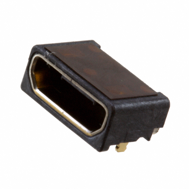 CONN RCPT USB2.0 MICRO B SMD R/A