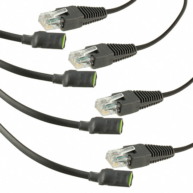 RJ45 TO 4 PIN RECEPT 10M 1=4PC