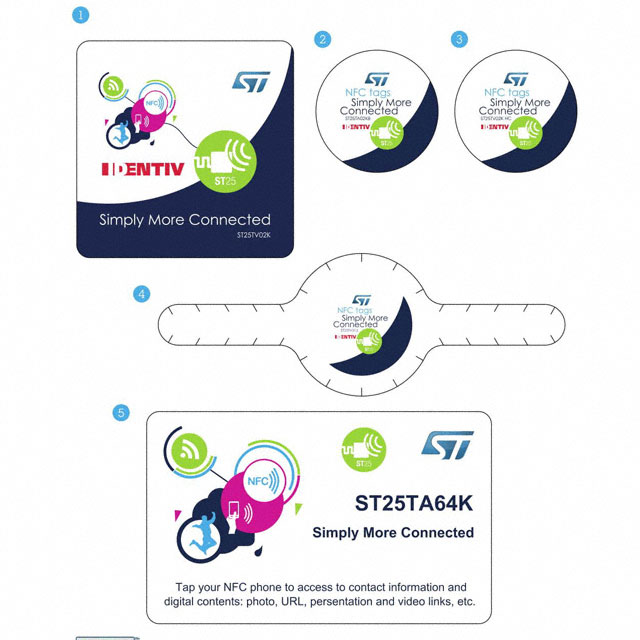 ST25T NFC TAG SET OF 25