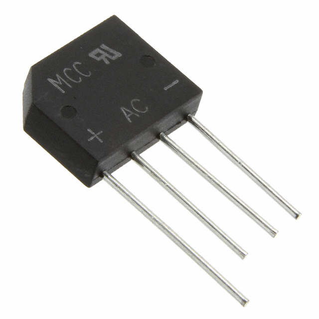 BRIDGE RECT 1PHASE 400V 2A KBPL
