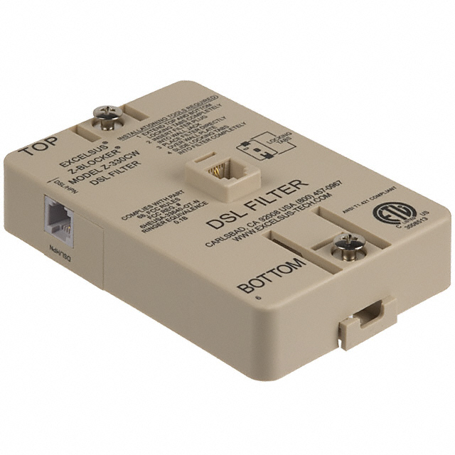 DSL FILTER DUAL JACK WALL MOUNT