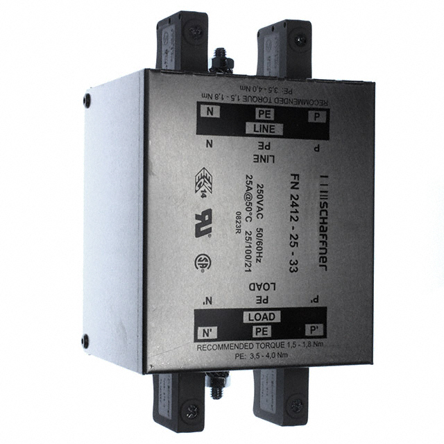 LINE FILTER 250VAC 25A DIN RAIL