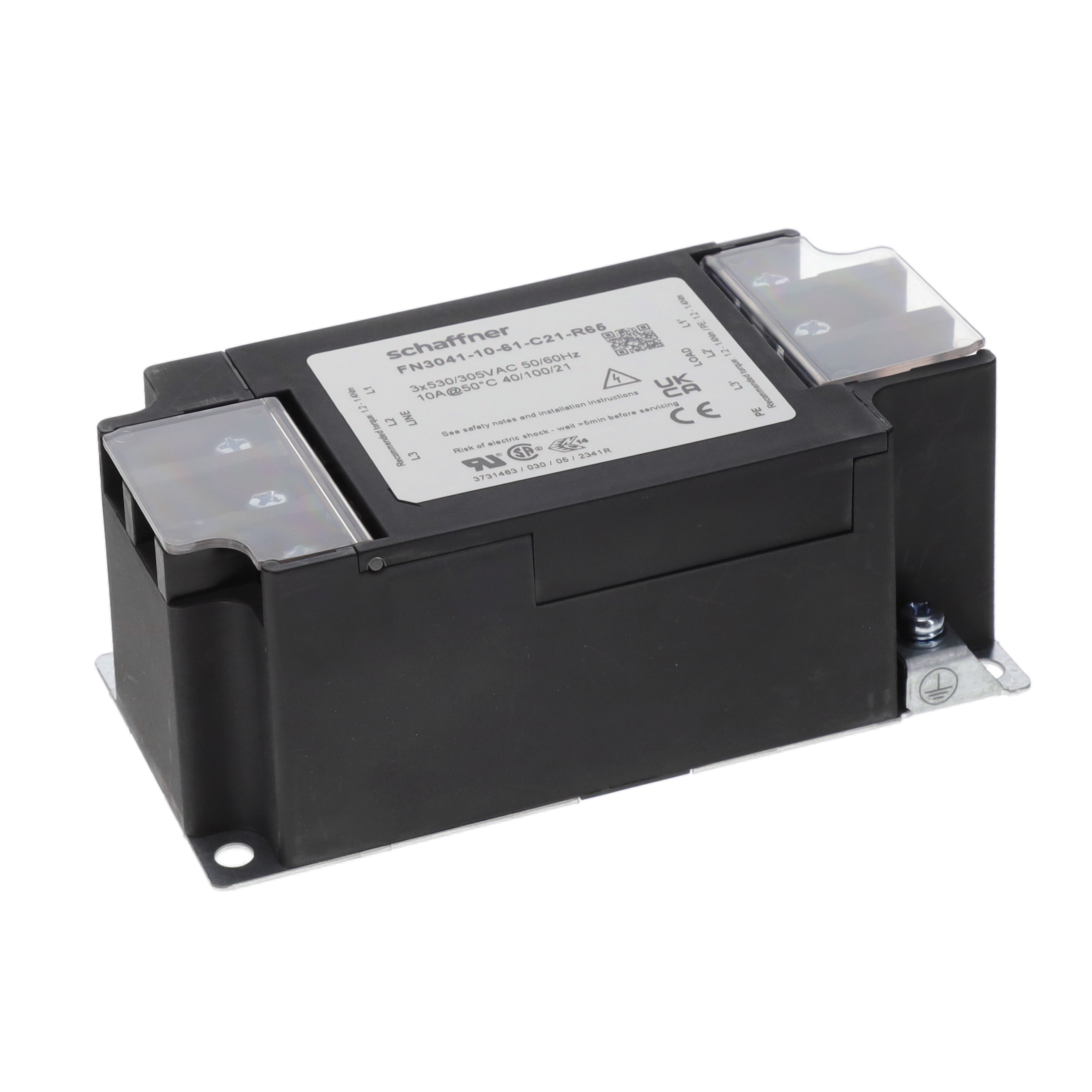 LINE FILTER 10A CHASSIS MOUNT