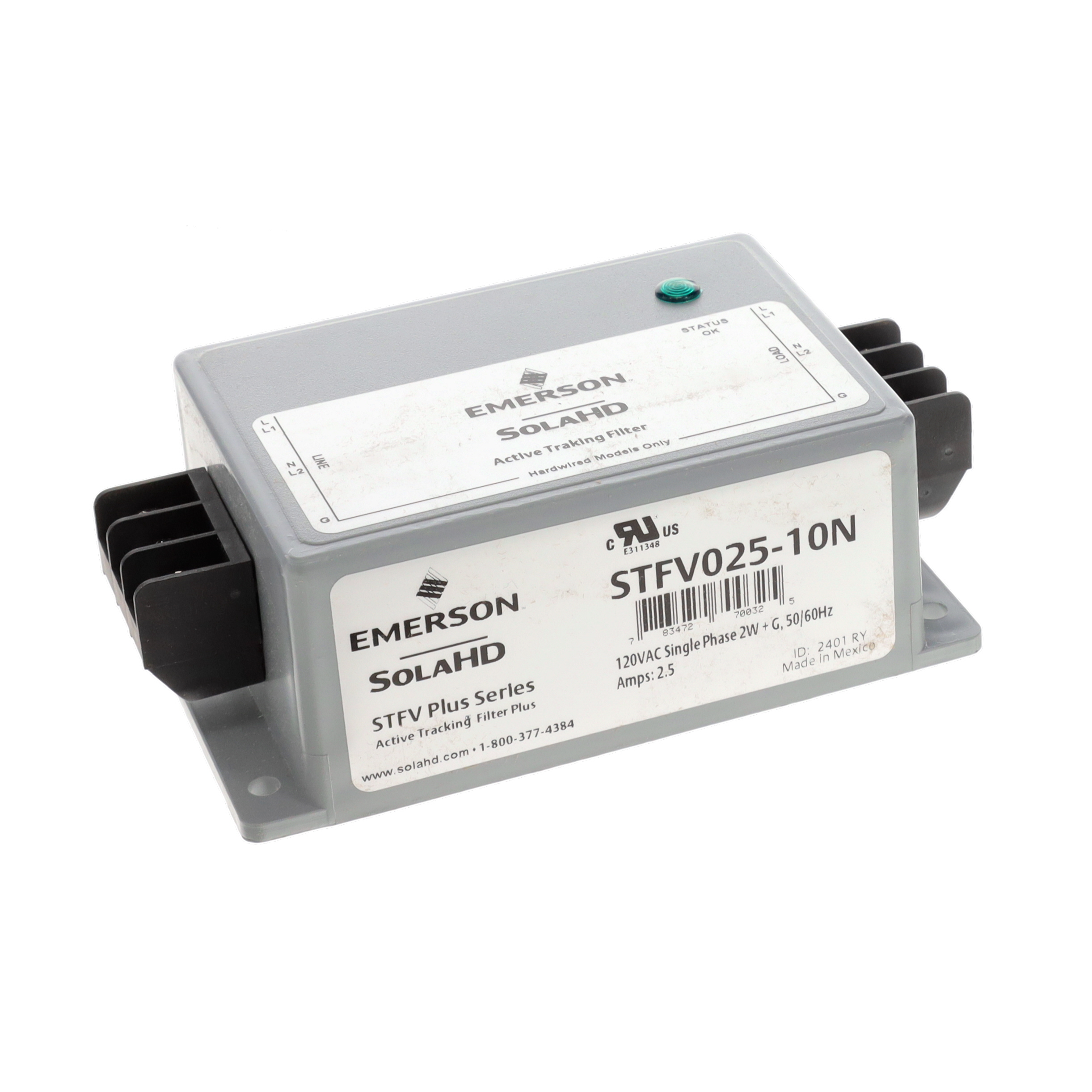 LINE FILTER 2.5A CHASSIS MOUNT