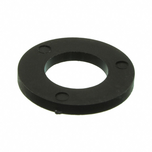 FLAT WASHER, NYLON, BLACK, 5.3 M