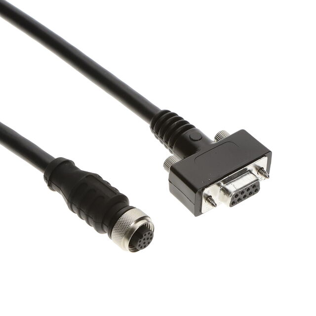 QX CBL SER M12 SKT SCRW DB9 1M