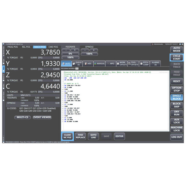 NC OPERATOR SOFTWARE DVD