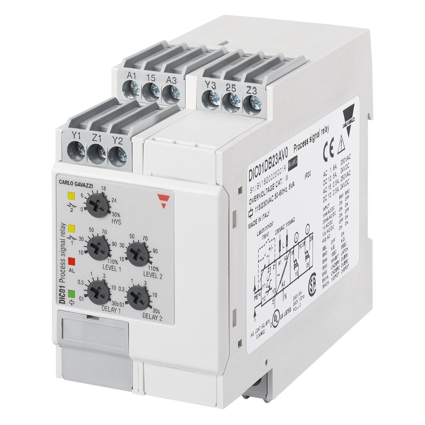 115-230VAC PROCESS SIGNAL RLY