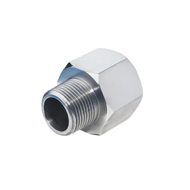 ADAPTOR, MALE-FEMALE, 1/4-18 NPT