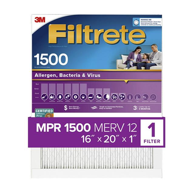 FILTRETE ALLERGEN BACTERIA VIRUS