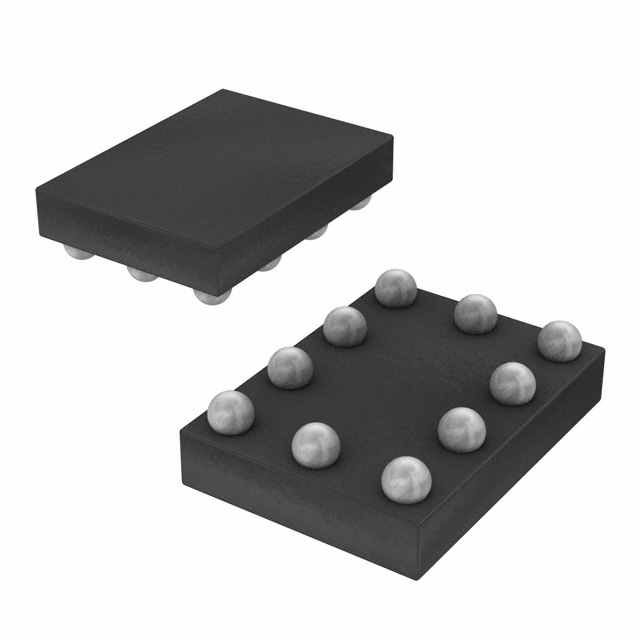 IC SWITCH SPDTX2 740MOHM 10DSBGA