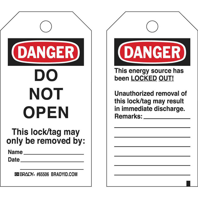 B837 5.75X3 RED/BLK/WHT LO TAGS