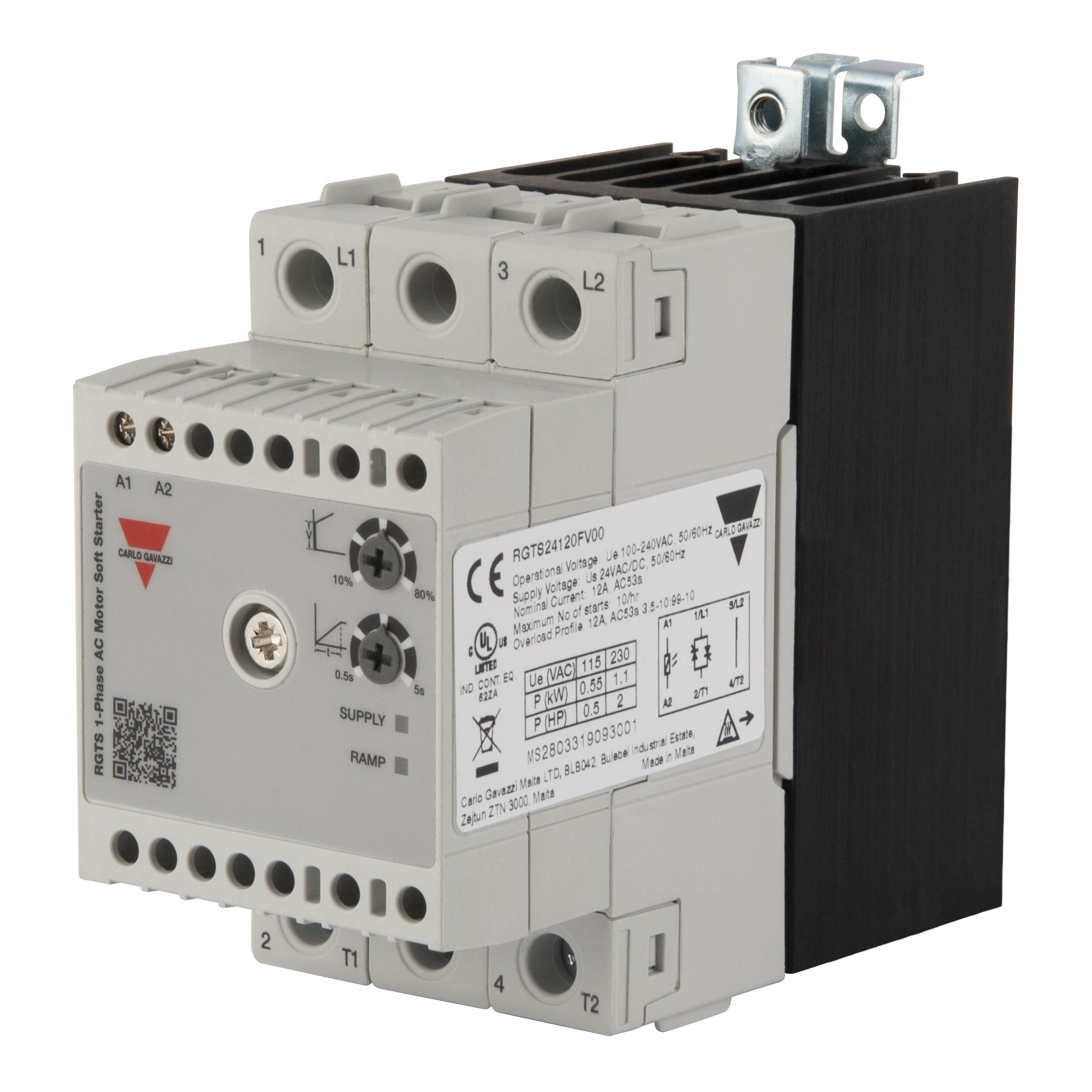 SOFT START 12A 100-240 VAC I/P:2