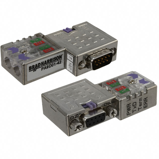 CONN D-SUB 9PIN R/A W/DIAGNOSTIC