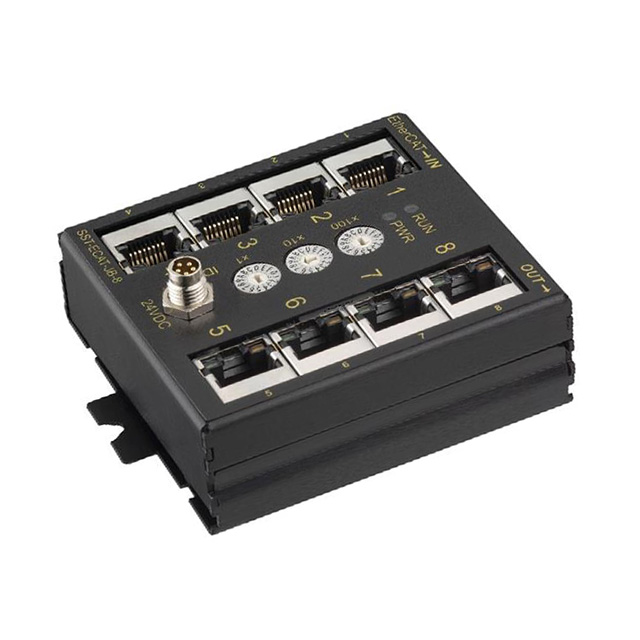 ETHERCAT JUNCTION BOX; 8 PORT; 2