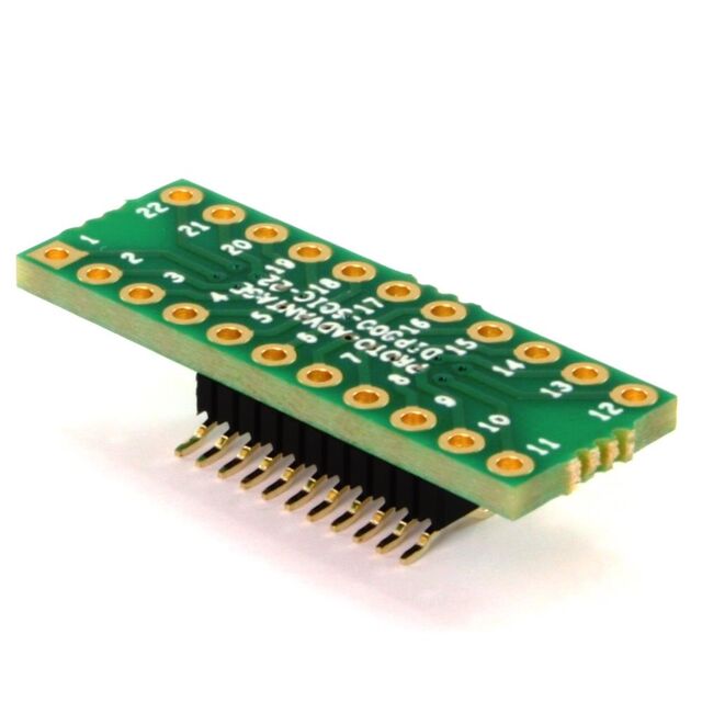 DIP-22 (0.3" WIDTH, 0.1" PITCH)