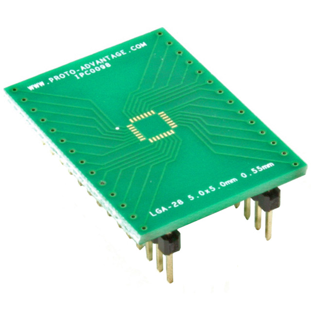 LGA-28 TO DIP-28 SMT ADAPTER