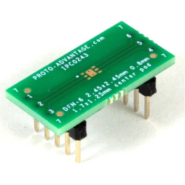 DFN-6 TO DIP-10 SMT ADAPTER (0.8