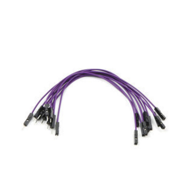 JMPR WIRE 10-PACK M-F 6" PURPLE