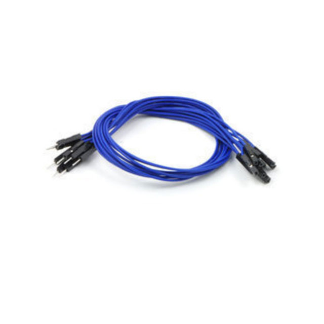 JMPR WIRE 10-PACK M-F 12" BLUE