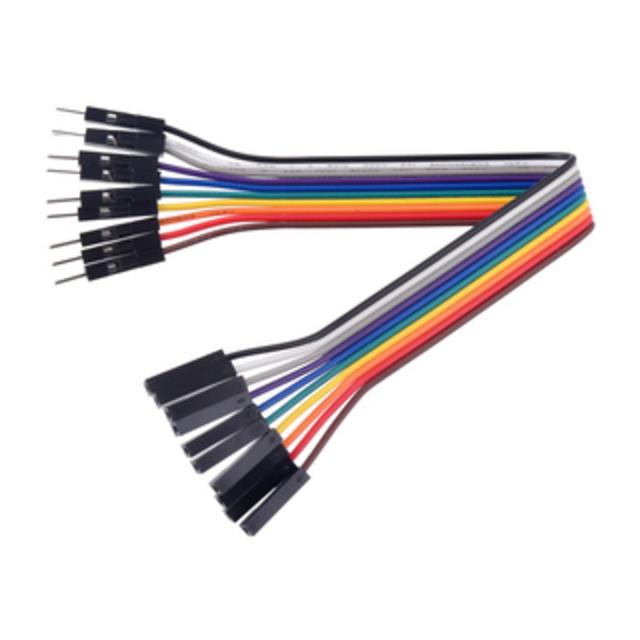 JUMPER 10-WIRE RIBBON M-F 6"