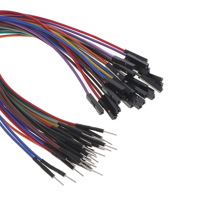 20-PACK MULTI-COLOR JUMPER WIRES