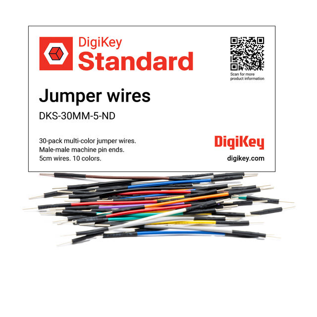 20-PACK MULTI-COLOR JUMPER WIRES