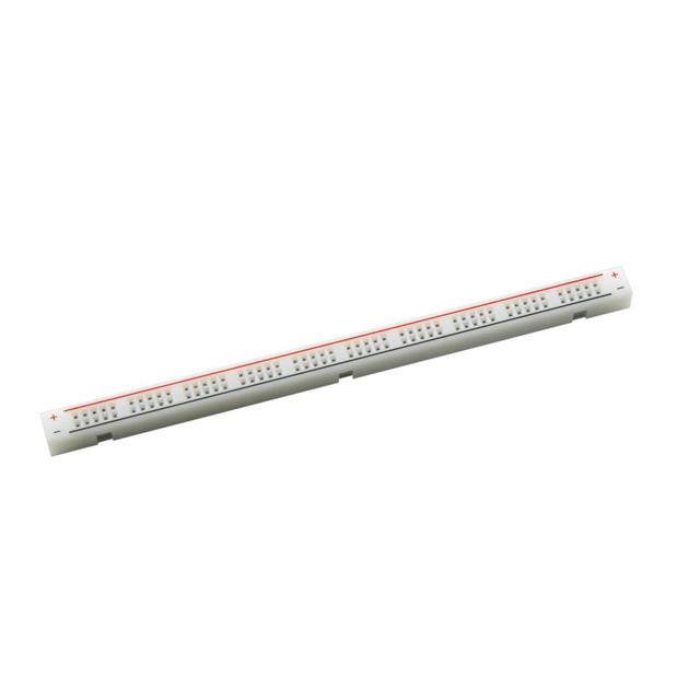 WHITE 100-POINT BREADBOARD RAIL,