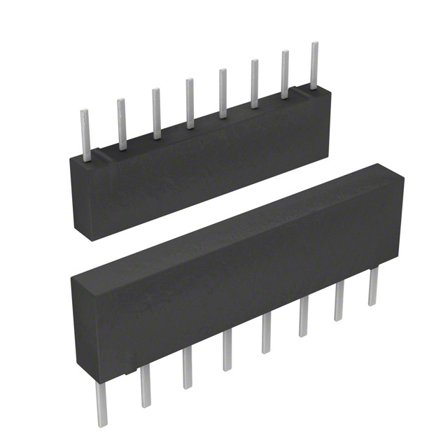 RES ARRAY 4 RES 120 OHM 8SIP