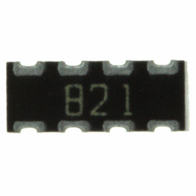 RES ARRAY 4 RES 820 OHM 2008