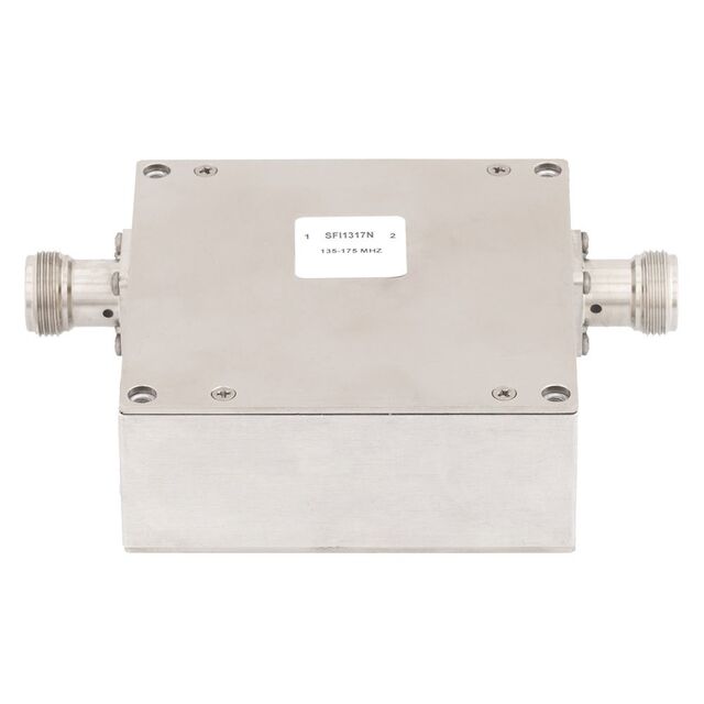 ISOLATOR TYPE N JACK 135MHZ-175M