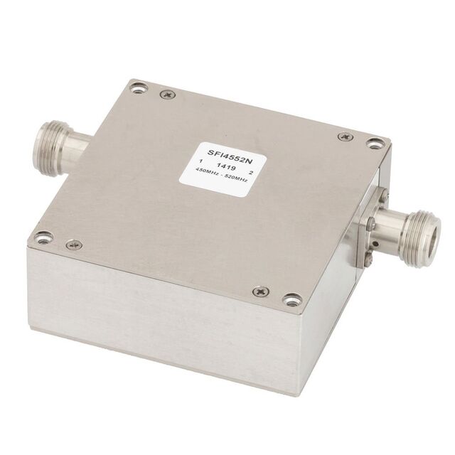 ISOLATOR TYPE N JACK 450MHZ-520M