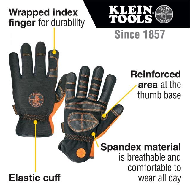 ELECTRICIAN'S GLOVES - LARGE