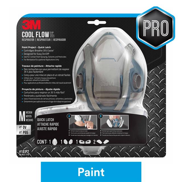 3M PAINT PROJECT RESPIRATOR WITH