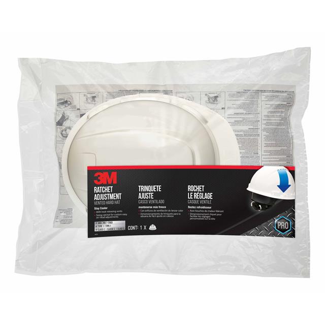 3M VENTED HARD HAT WITH RATCHET