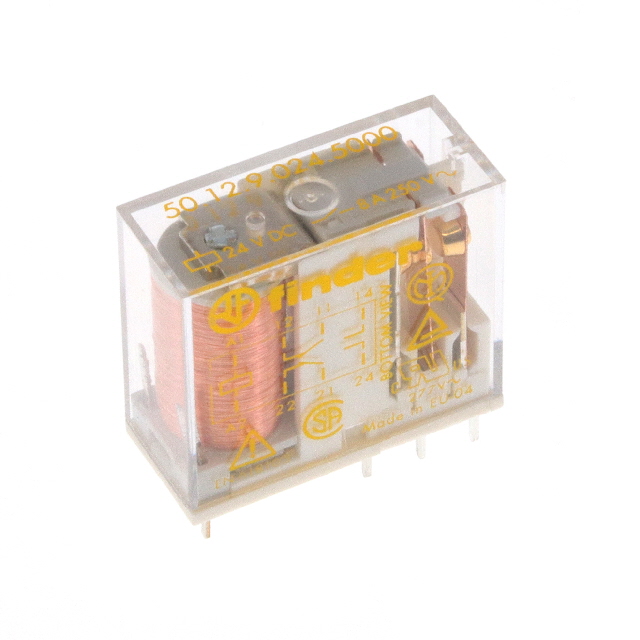 RELAY GUIDED DPDT 8A 24V DC
