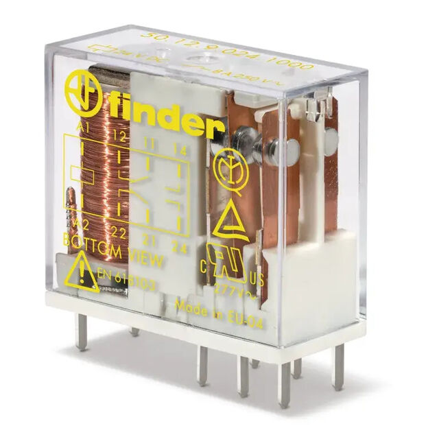 RLY FORCIBLY GUIDED DPST 8A 12V