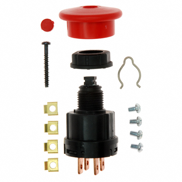 SWITCH E-STOP PULL RESET 20A 14V