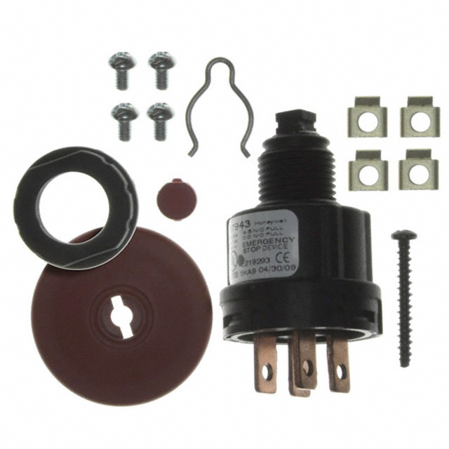 SWITCH E-STOP PULL RESET 20A 14V