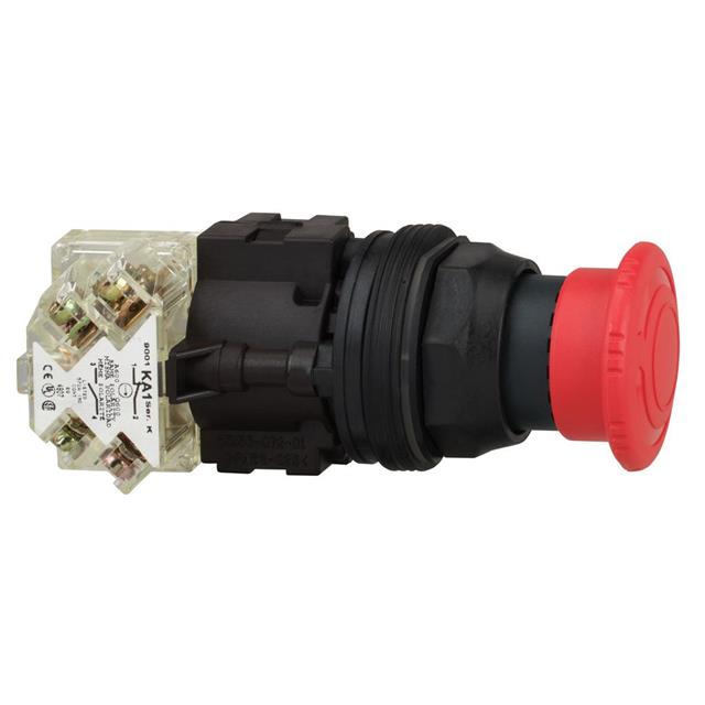 SWITCH ESTOP TWIST RESET 3A 240V