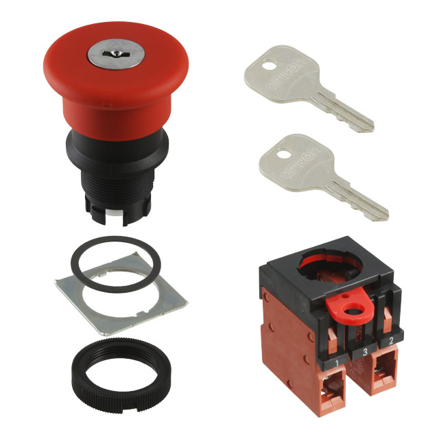 SW ESTOP KEY LOCK RESET 10A 110V