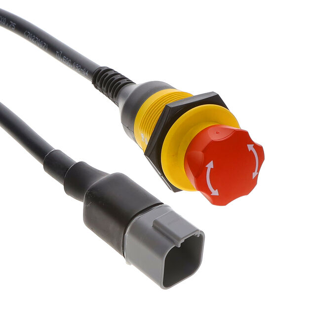 SWITCH E-STOP TWIST RESET 8A 32V