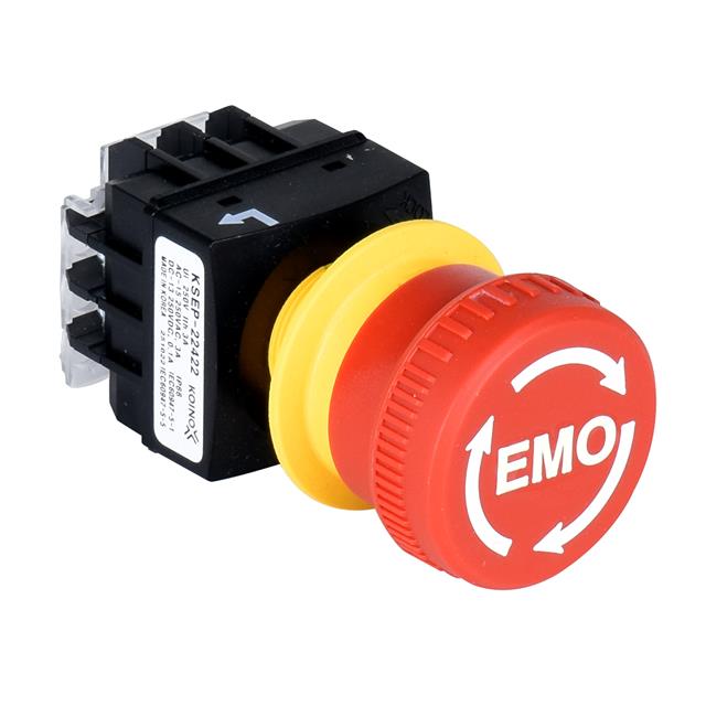 SW ESTOP PULL/TWST RESET 5A 125V