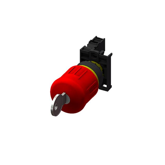 SW E-STOP KEY LOCK RESET 6A 230V