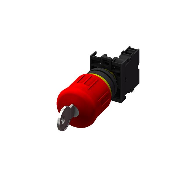 SW E-STOP KEY LOCK RESET 6A 230V