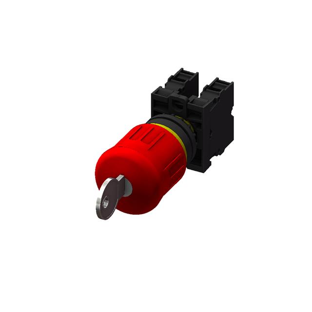 SW E-STOP KEY LOCK RESET 6A 230V