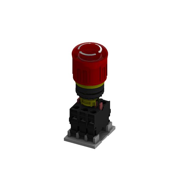 SWITCH ESTOP TWIST RESET 6A 230V