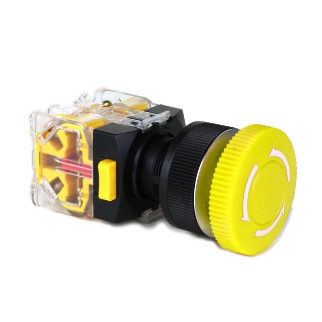 SWITCH ESTOP TWIST RESET 6A 250V