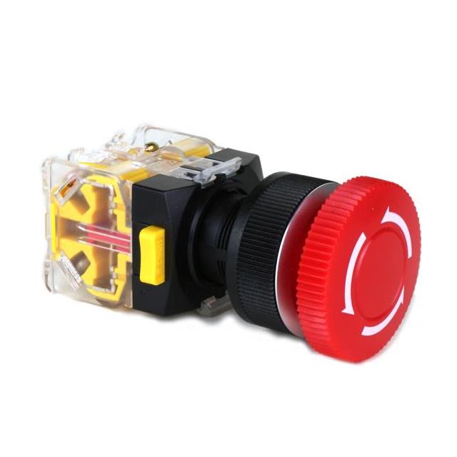 SWITCH ESTOP TWIST RESET 6A 250V